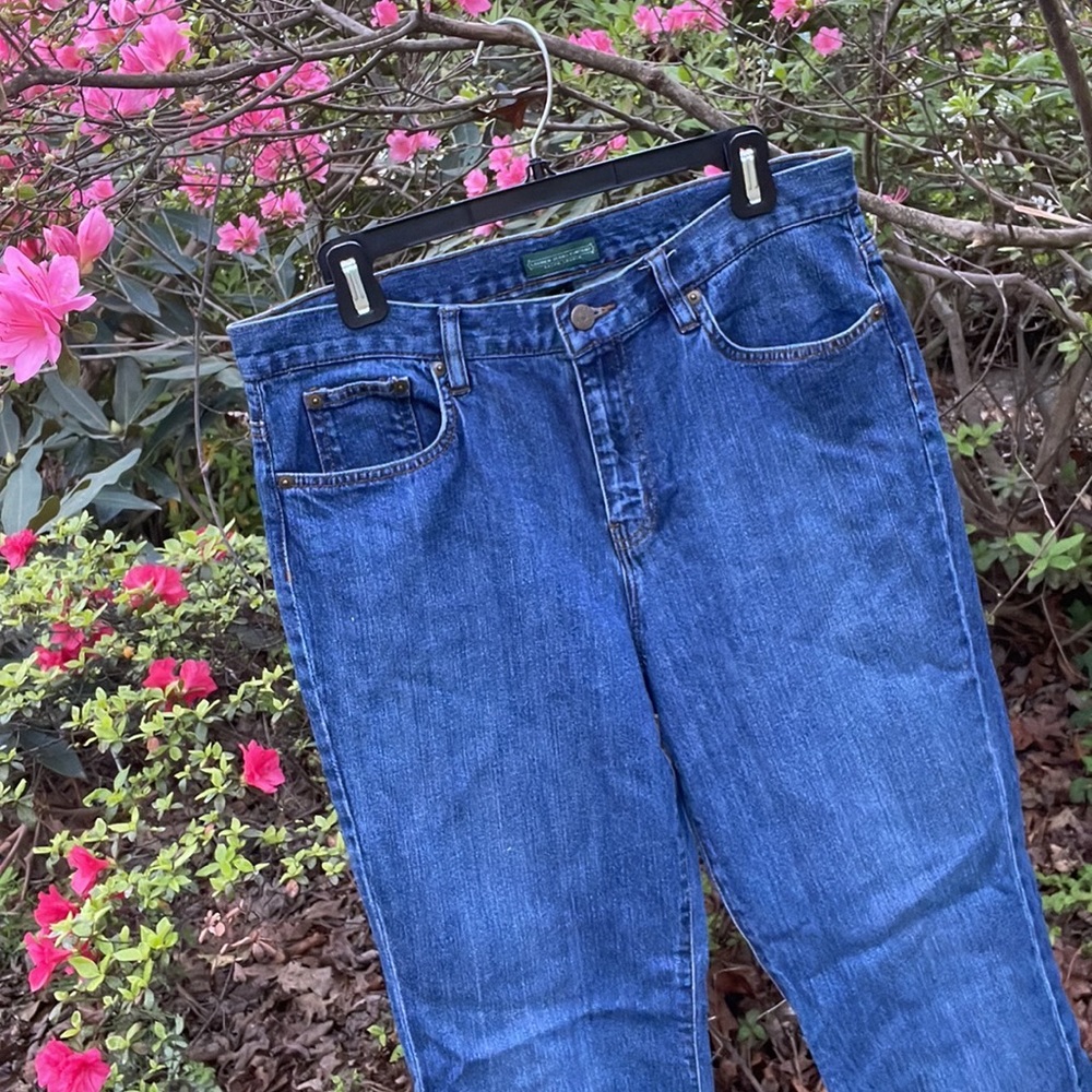 Lauren Jeans Company Ralph Lauren Classic Bootcut Denim Blue Jeans Womens 10 - Picture 2 of 16